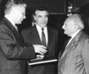 Erhard Busek, Helmut Zilk und Albert Drach